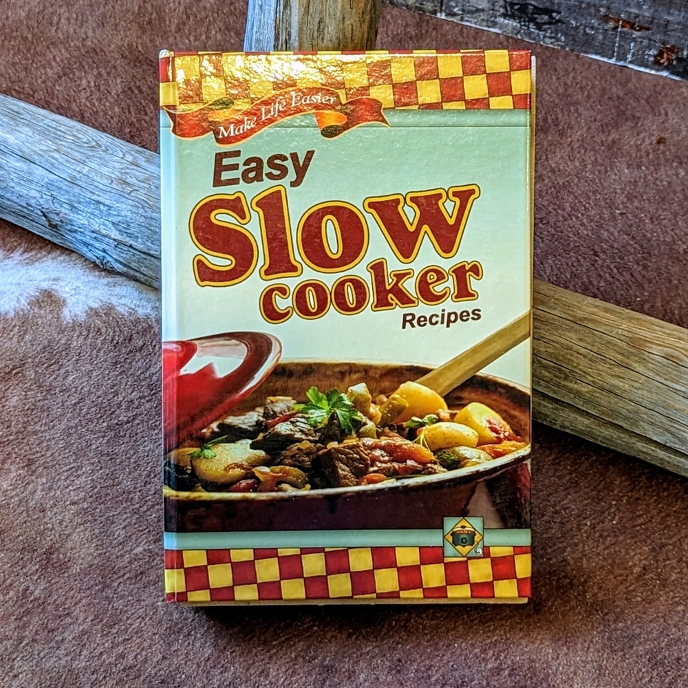 New Easy Slow Cooker Spiral Bound Hardcover Recipe Book